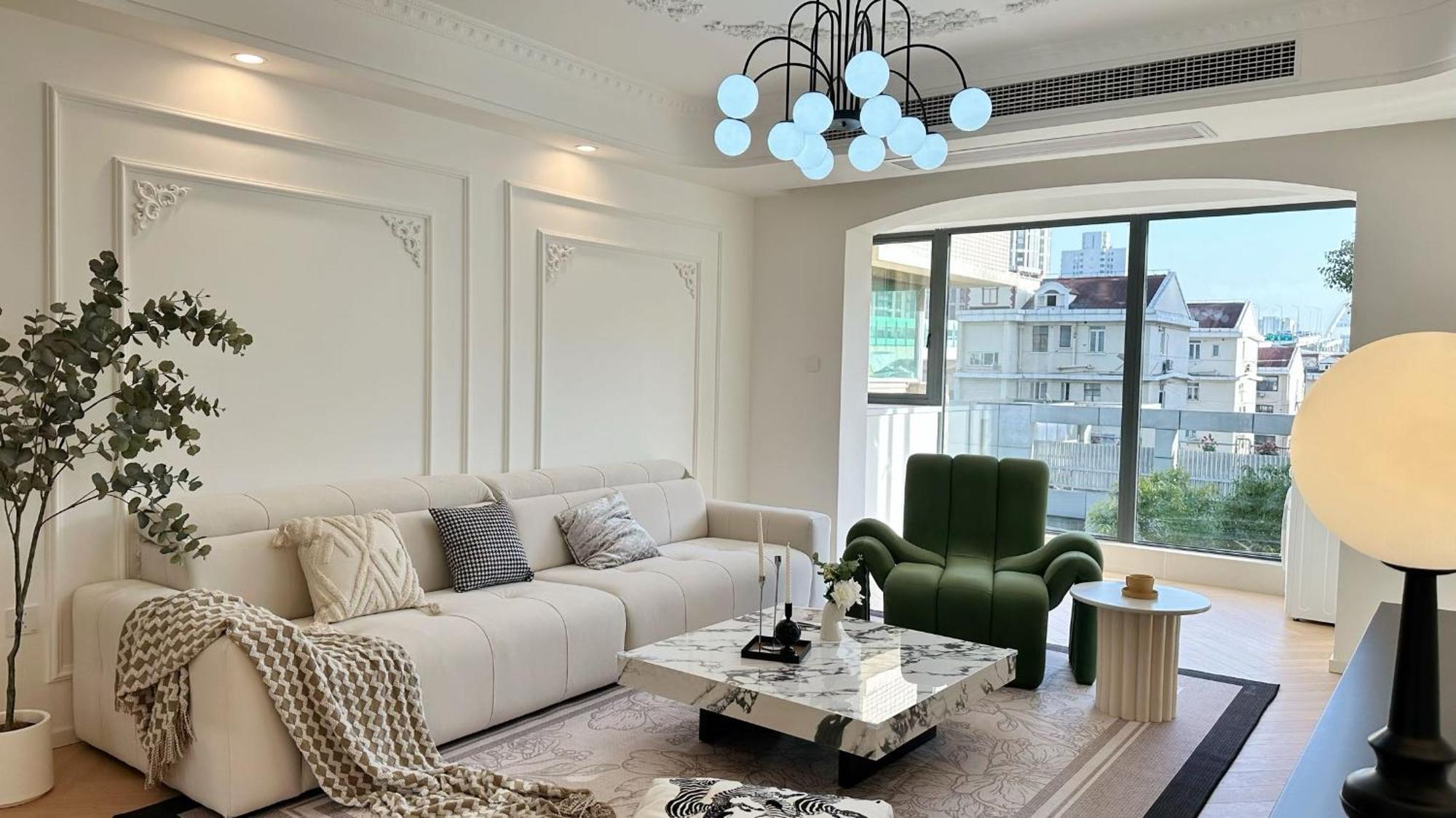 Apartment Eastern Hub - Bund Branch Quality Renovated Luxury 3bedroom, Spacious Living Fully Equipped Haiyue Garden *
